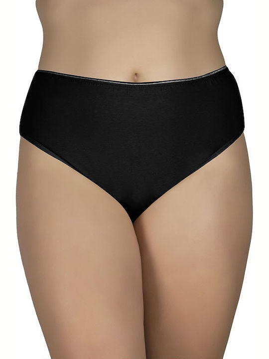 A.A UNDERWEAR Tai Plus Baumwolle Damen Slip MultiPack Schwarz