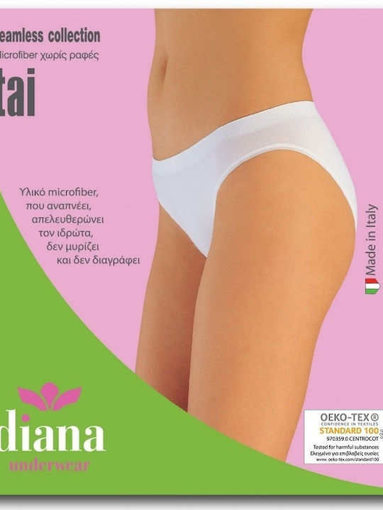 Damen Slip Nahtlos Weiß