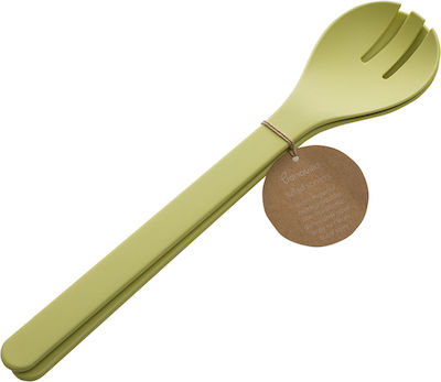 Plastic Serving Utensil Set Green 2pcs