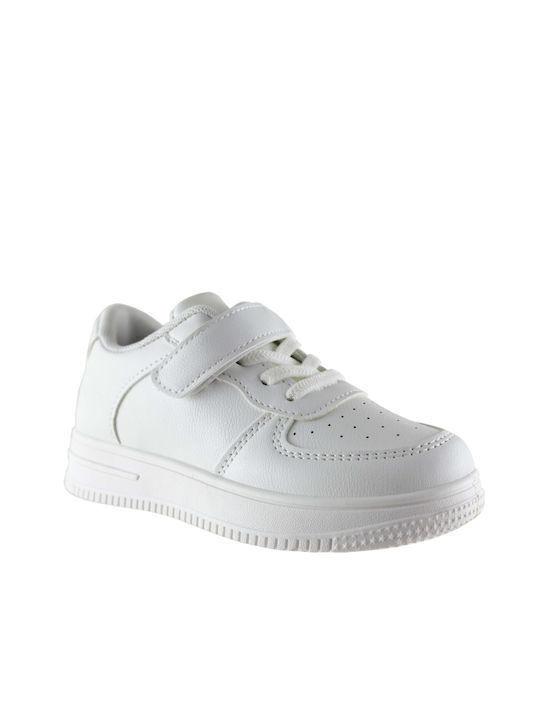 Kinder Sneakers mit Klettverschluss Weiß