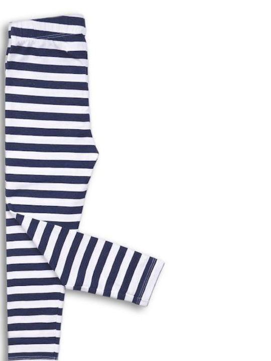 Minoti Kids Long Legging Striped Blue