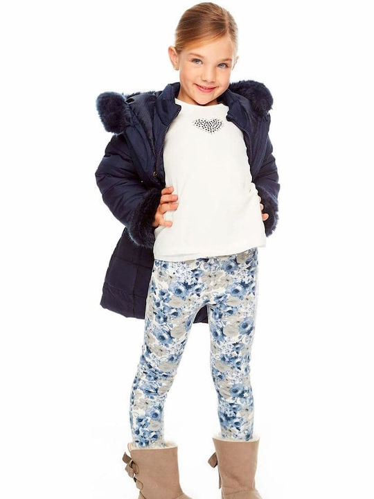 Kids Leggings Long Blue