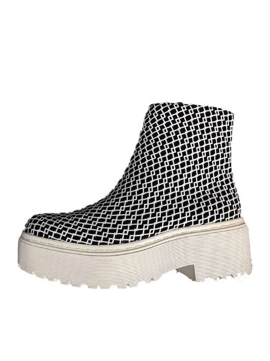 Bane Leather Women's Ankle Boots Multicolour