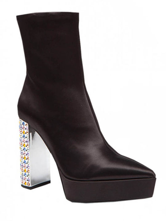 Jeffrey Campbell Bel Du Fab Ankle Boots Black 0101003691