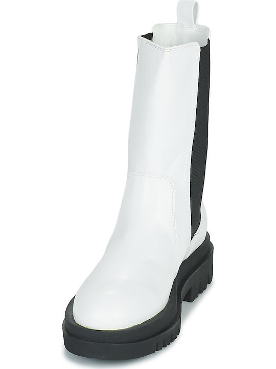 Paula Damen Chelsea-Stiefel Weiß SLH631-05-Weiß
