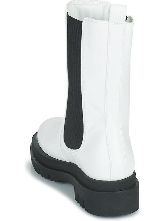 Paula Damen Chelsea-Stiefel Weiß SLH631-05-Weiß