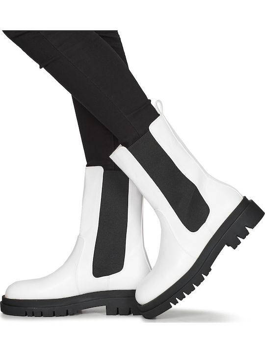 Paula Damen Chelsea-Stiefel Weiß SLH631-05-Weiß