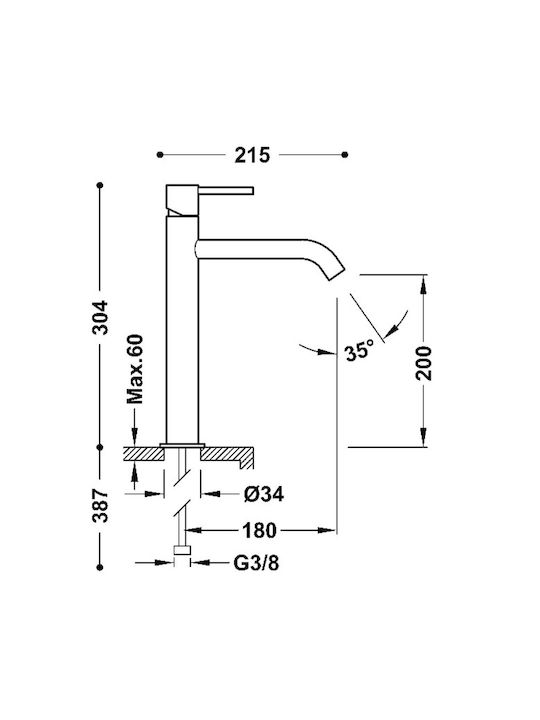 Study Colors High Single-handle Washbasin Mixer Tap Amestecare Robinet Chiuvetă Study Colors High Single-handle Washbasin Mixer Tap Amestecare Robinet Chiuvetă