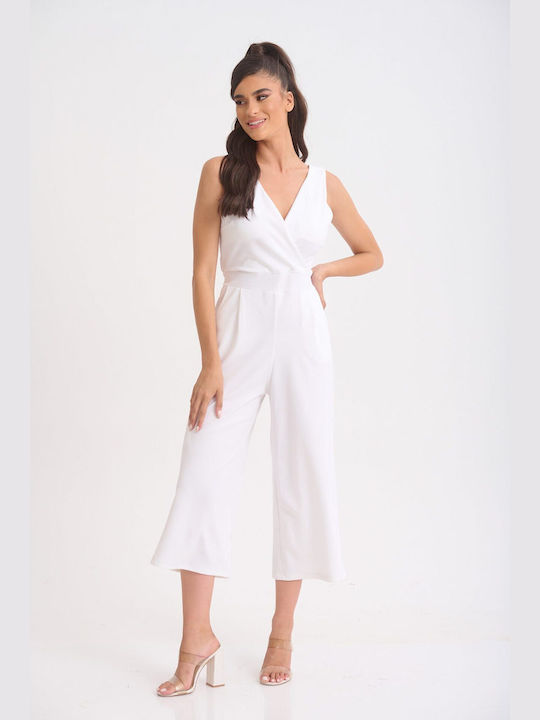 Lipsy London Women's Sleeveless One-piece Suit White