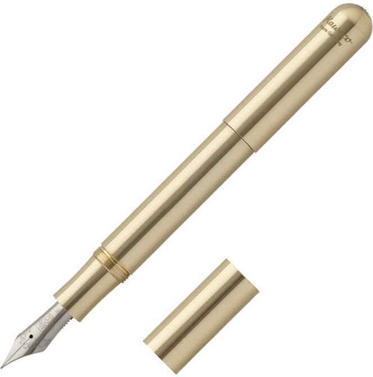 Kaweco Supra Brass Stilou Foarte larg Auriu din Alamă