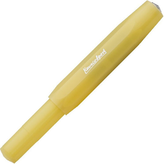 Kaweco Frosted Sport Banana Πένα Γραφής Extra Fine 0.4mm Κίτρινη