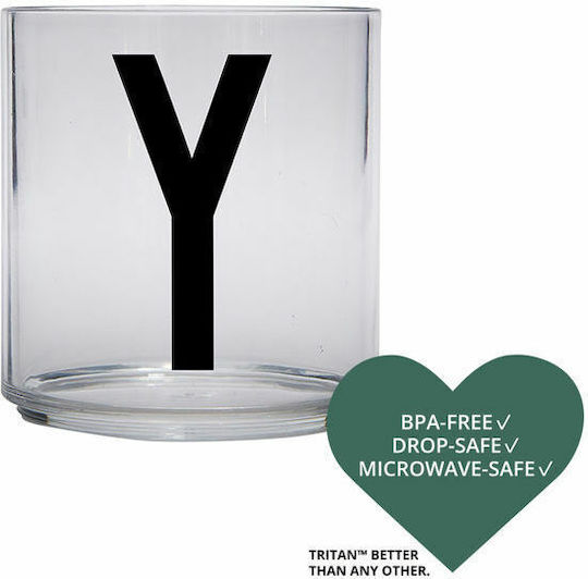 Design Letters y Ποτήρι Νερού Πλαστικό 220ml