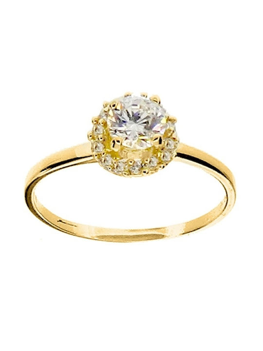 Single Stone from Gold 14K