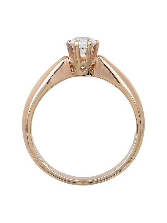 Savvidis Single Stone from Rose Gold