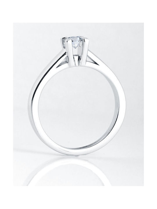 Savvidis Single Stone from White Gold 18K with Diamond