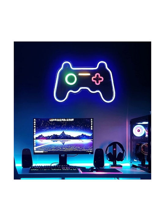 Neon Dekorative Tischlampe Gamepad LED 17cm