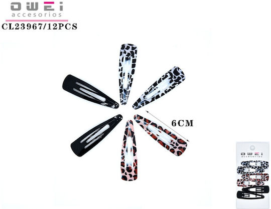 6pcs Multicolour Hair Pin 6cm