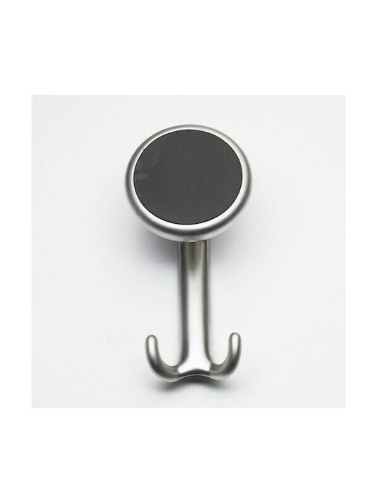 Mital Wall Hanger Metal 2 Hooks Gold 8x6x16cm
