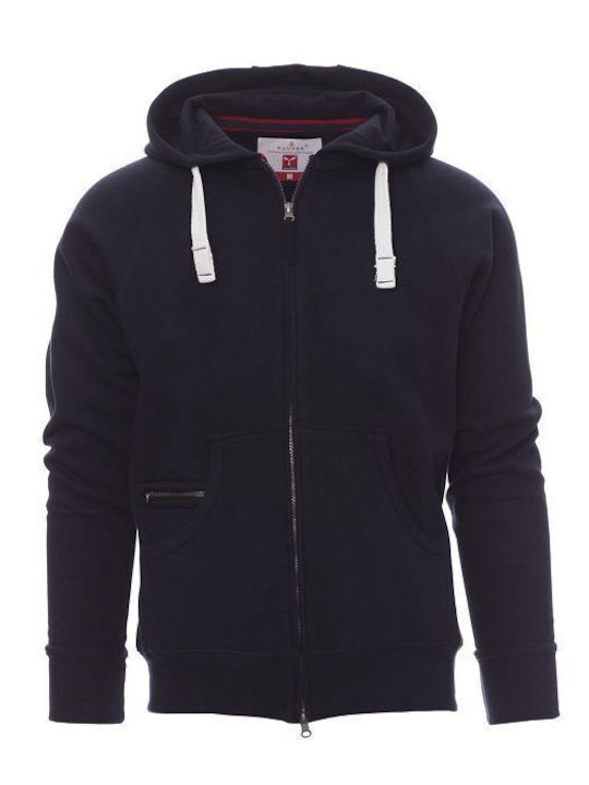 Payper Herren Langarm Sweatshirt Arbeit Gray mit Kapuze
