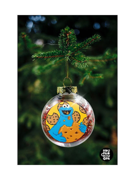 Weihnachtshänger Kugel Ornament Plastik Durchsichtig 8cm