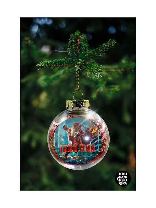 Weihnachtshänger Kugel Ornament Plastik Durchsichtig 8cm