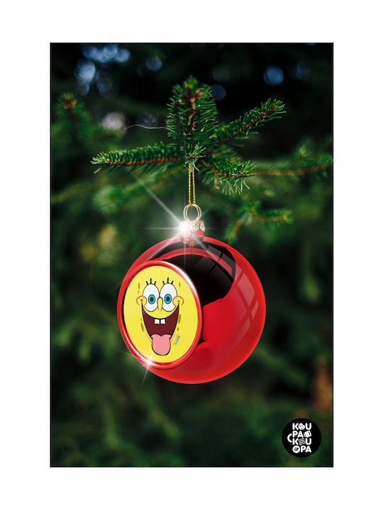 Weihnachtshänger Kugel Ornament Plastik Bunt 8cm