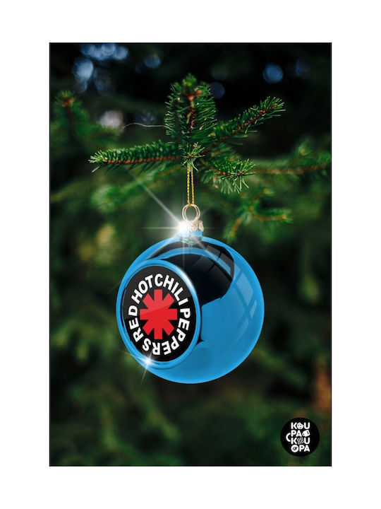 Hot Chili Peppers Weihnachtshänger Kugel Ornament Plastik Rot 8cm