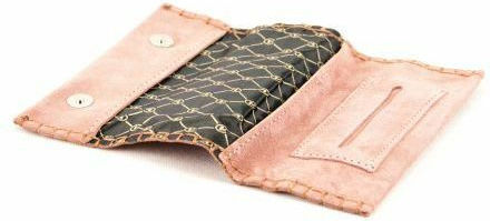 Tobacco Pouch With Magnetic Clasp 15.7x7.5cm Pink