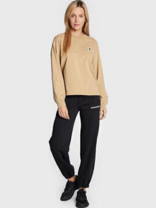 Damen Sweatshirt Beige