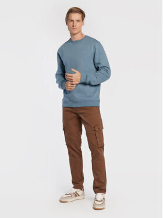 Blend Sweatshirt Fleece Blue