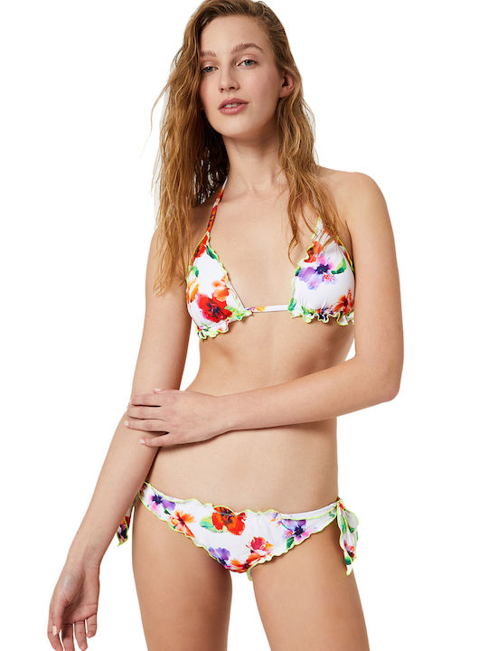 Liu Jo Triangle Bikini Top Multicolour Floral