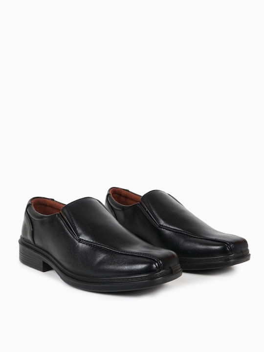 Loafers Δερμάτινα Ανδρικά Casual Παπούτσια Μαύρα