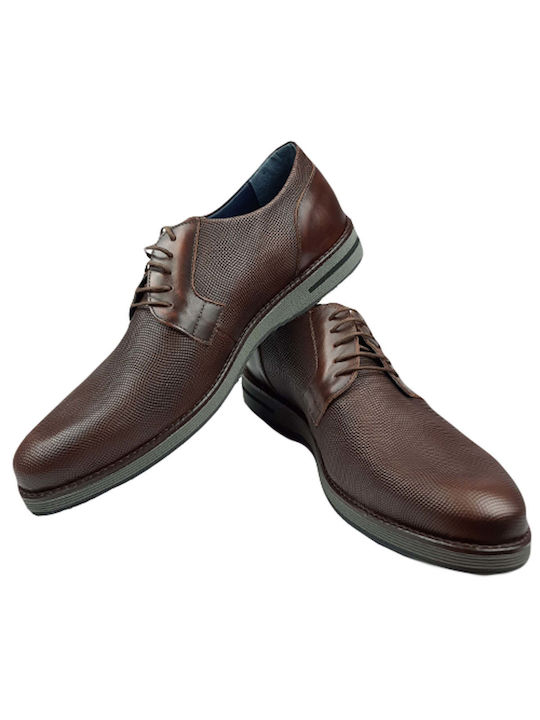 Raymont Men's Leather Casual Shoes Brown