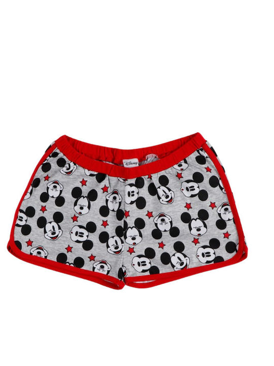Admas Παιδική Πιτζάμα Καλοκαιρινή Κόκκινη Tween Chica Mickey All Stars