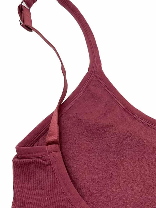 Hana Women's Sports Bra with Removable Padding Rotten Apple