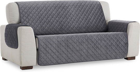 Aithrio Universal Velvet Husă Elastică Canapea cu trei locuri Gri 1buc UNIVERSAL-VELVET-C/10-ΓΚΡΙ-ΜΕΓΆΛΟΣ-ΤΡΙΘΈΣΙΟΣ