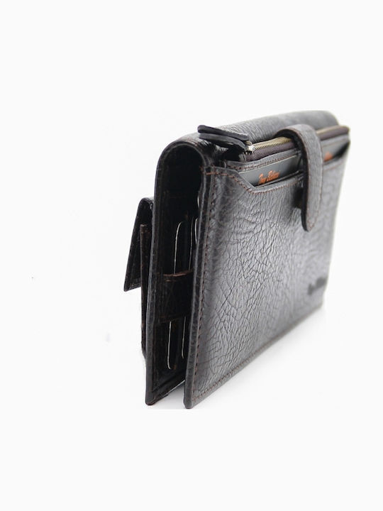 Leather Men's Wallet Classic Brown
