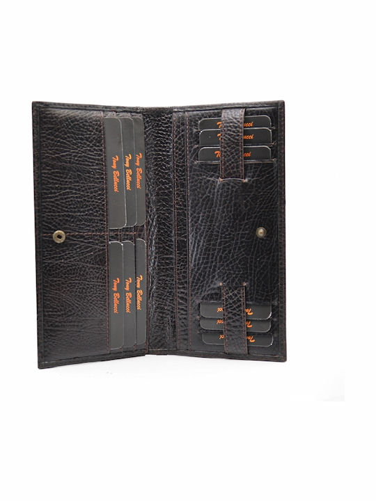 Leather Men's Wallet Classic Brown
