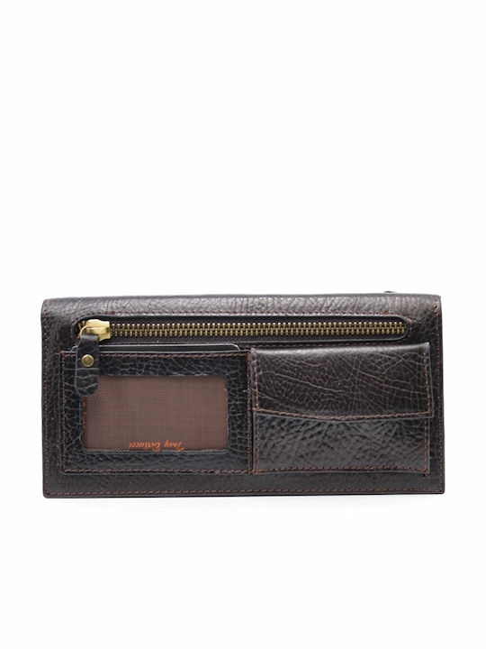 Leather Men's Wallet Classic Brown