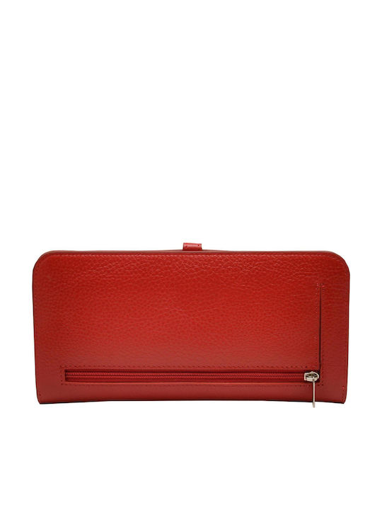 Large Leather Women's Wallet Classic Red