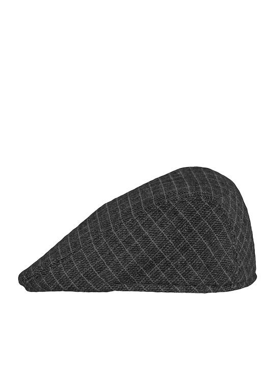 Brims and Trims Ανδρική Τραγιάσκα Μαύρη