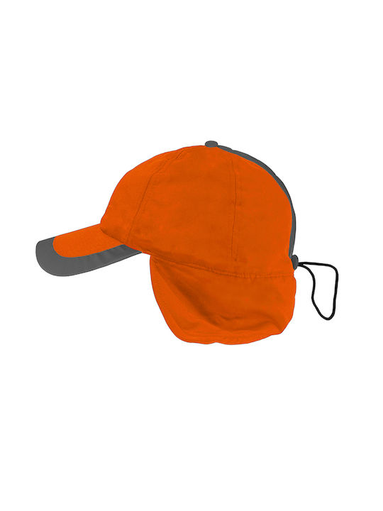 Brims and Trims Υφασμάτινo Ανδρικό Καπέλο Πορτοκαλί
