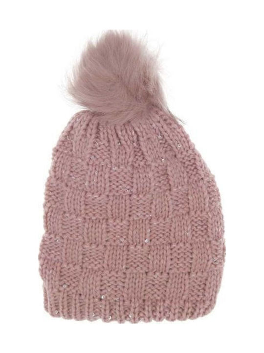 Kids Beanie Knitted Gray
