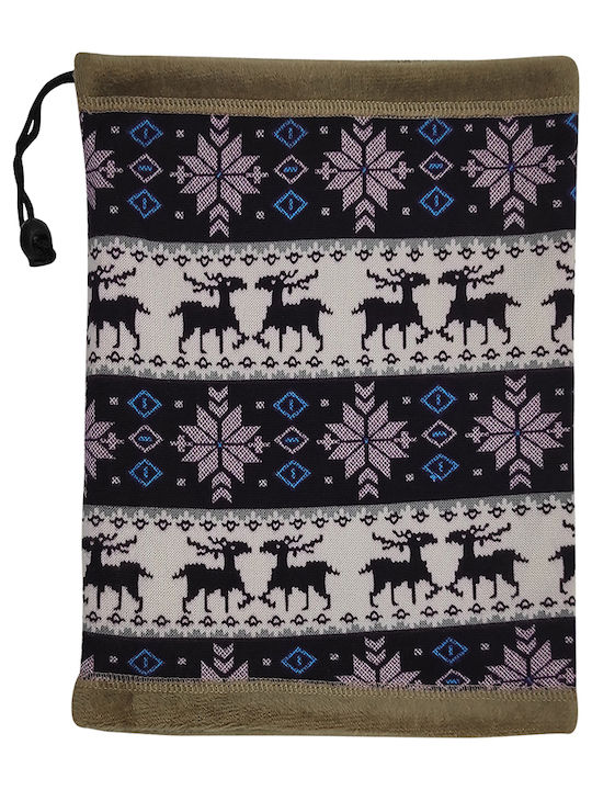 Kids Knitted Neck Gaiter Blue
