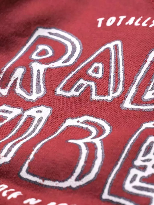 Kinder-Sweatshirt Burgundisch Rad Vibe