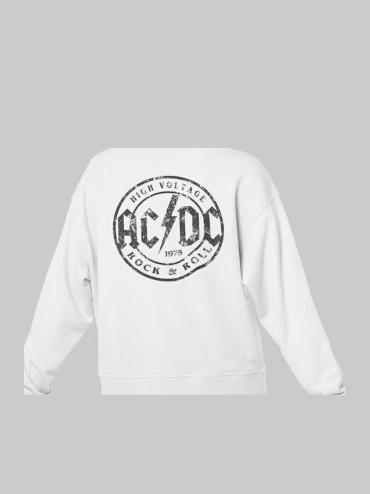 Kinder-Sweatshirt mit Kapuze Schwarz Acdc High Voltage