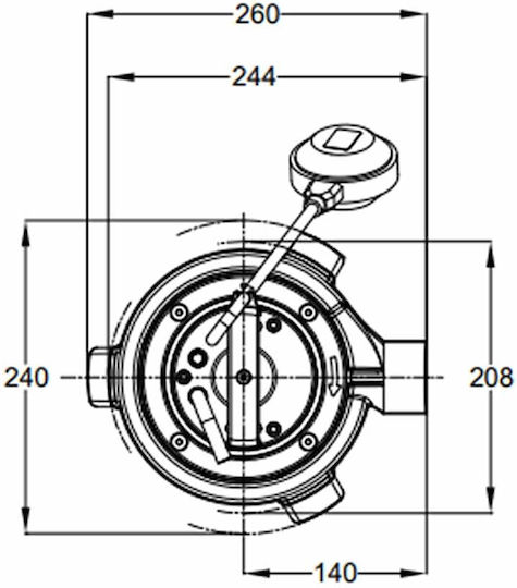 Lowara Μονοφασική Αντλία Ακαθάρτων / Λυμάτων 2hp με Κοπτήρες W107678510