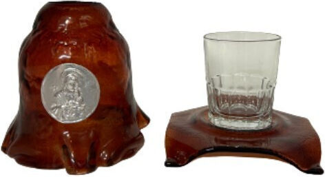 Tabletop Oil Lamp Glass 12x12x14.5εκ. F320-8