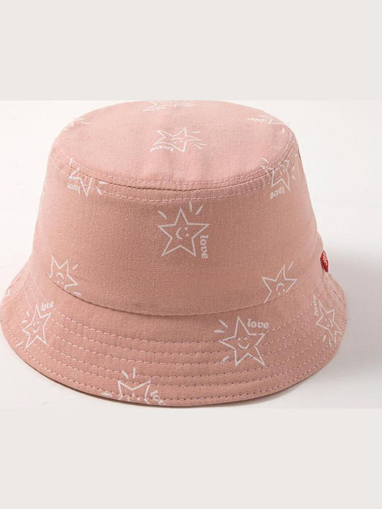 Babykids Palarie Copii Bucket Roz Cu Protectie Solara
