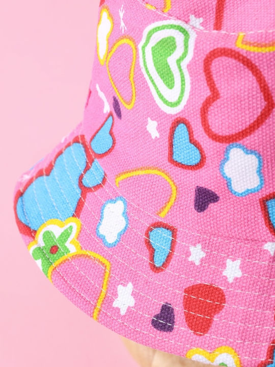 Babykids Kinderhut Eimer Stoff Rosa